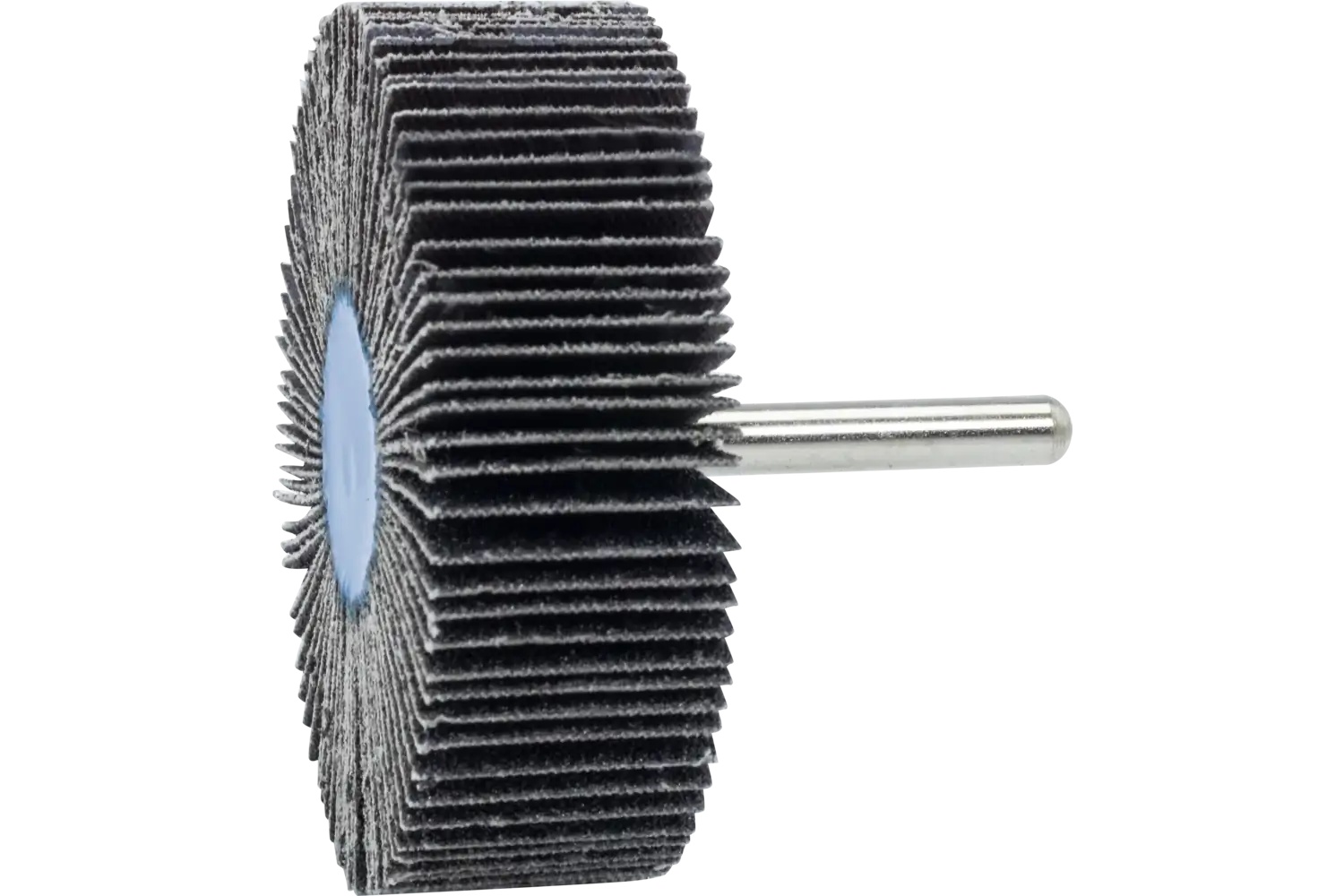 Picture of Pferd Mounted Flap Wheel, 3" X 1, 60 Grit, 1/4" Shank, Silicon Carbide